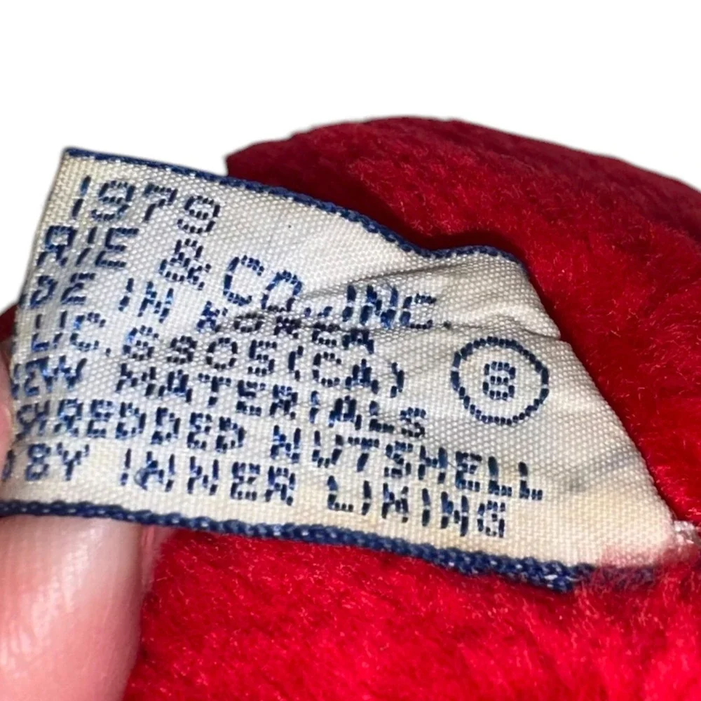 1979‎ Vintage Papa Smurf With Beard Plush Doll 8